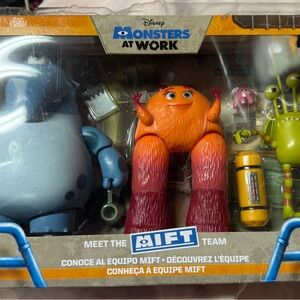 Disney Monsters at Work MIFT Team Action Figures Set